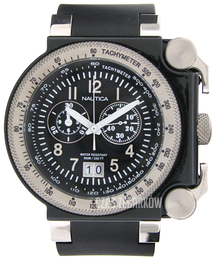 Nautica Chronograph Czarny/Żywica z tworzywa sztucznego A39507G