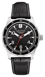 Nautica Windseeker Czarny/Skóra Ø41 mm N09613G