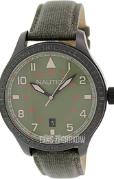 Nautica BFD 105 Zielony/Skóra Ø48 mm N11108G