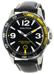 Nautica BFD 101 Czarny/Skóra Ø46 mm N12579G