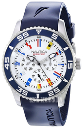 Nautica NST Srebrny/Żywica z tworzywa sztucznego Ø44 mm N12627G