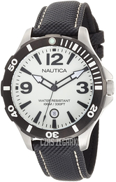 Nautica Biały/Skóra Ø44 mm N13501G
