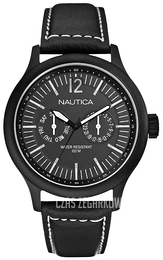 Nautica NCT Czarny/Skóra Ø45 mm N13603G