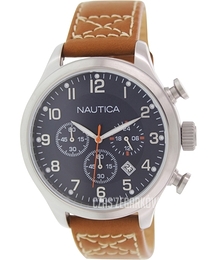 Nautica BFD 101 Niebieski/Skóra Ø44 mm N14699G