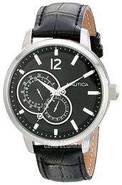 Nautica NCT Czarny/Skóra Ø44 mm N15047G