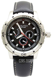 Nautica NCS Czarny/Skóra Ø51 mm N15610G