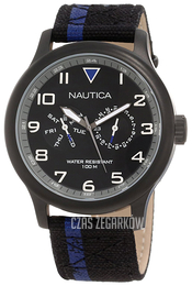 Nautica BFD 103 Czarny/Skóra Ø45 mm N15619G