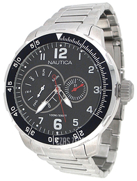 Nautica Multifunction Czarny/Stal Ø51 mm N16548G