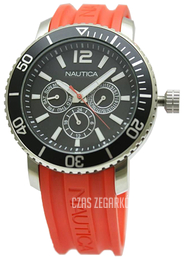 Nautica Multifunction Czarny/Żywica z tworzywa sztucznego Ø47 mm N16639G
