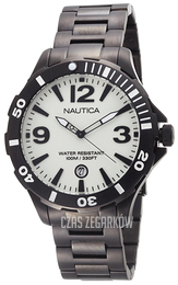 Nautica BFD 101 Biały/Stal Ø44 mm N17572G