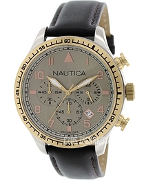 Nautica Analog Beżowy/Skóra Ø44 mm N17656G