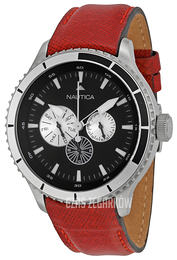 Nautica Multifunction Czarny/Skóra Ø50 mm N18659G