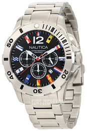 Nautica BFD 101 Czarny/Stal Ø45 mm N21531G