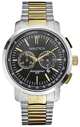 Nautica NCT Szary/Stal w odcieniu złota Ø45 mm N23601G
