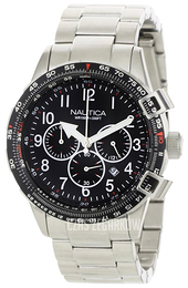 Nautica BFC Czarny/Stal Ø43 mm N24005G