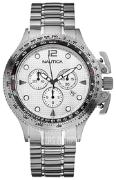 Nautica BFC Srebrny/Stal Ø46 mm N26508G