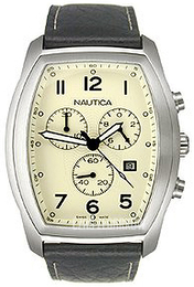 Nautica Chronograph Szampański/Skóra N35001
