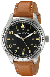 Nautica Bfd 105 Czarny/Skóra Ø44 mm NAD11018G