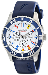 Nautica NST Srebrny/Guma Ø44 mm NAD13502G