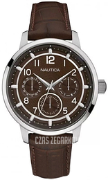 Nautica Brązowy/Skóra Ø44 mm NAD13547G