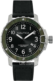 Nautica NMS Czarny/Skóra Ø45 mm NAD15011G
