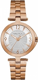 Nautica NLC Srebrny/Stal w kolorze różowego złota Ø37 mm NAD15517L