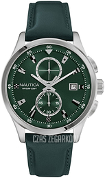 Nautica Zielony/Skóra Ø44 mm NAD16555G