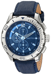 Nautica NST Niebieski/Skóra Ø48 mm NAD19518G