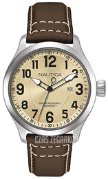Nautica Analog Beżowy/Skóra Ø44 mm NAI10006G