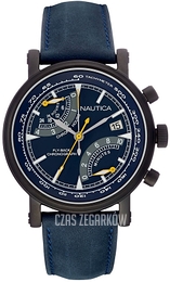 Nautica Niebieski/Skóra Ø44 mm NAI18501G