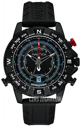 Nautica Chronograph Czarny/Guma Ø47 mm NAI21001G