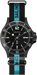 Nautica Czarny/Tkanina Ø42 mm NAPABS903
