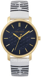 Nautica Niebieski/Skóra Ø36 mm NAPCGS008