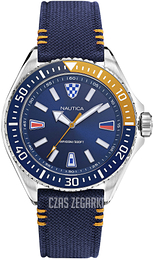 Nautica Niebieski/Skóra Ø45 mm NAPCPS012