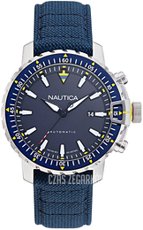 Nautica Niebieski/Skóra Ø45 mm NAPICS002