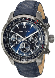 Nautica Niebieski/Skóra Ø46 mm NAPP39002