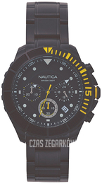 Nautica Chronograph Czarny/Stal Ø46 mm NAPPTR006