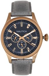 Nautica Czarny/Skóra Ø44 mm NAPSTB003