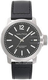 Nautica Sydney Czarny/Skóra Ø44 mm NAPSYD002