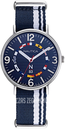 Nautica Niebieski/Tkanina Ø41 mm NAPWGS902