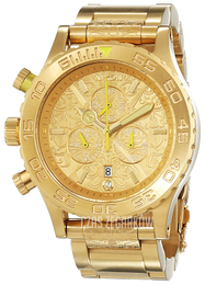Nixon The 42-20 Żółte złoto/Stal w odcieniu złota Ø42 mm A0371902
