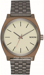 Nixon The Time Teller Kremowy/Stal Ø37 mm A045-2091-00