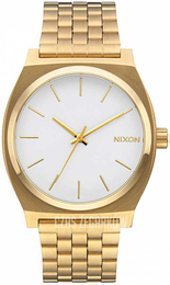 Nixon The Time Teller Biały/Stal w odcieniu złota Ø37 mm A045-508-00