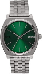 Nixon The Time Teller Zielony/Stal Ø37 mm A0452458-00