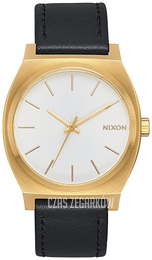 Nixon The Time Teller Biały/Skóra Ø37 mm A0452667-00