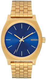 Nixon The Time Teller Niebieski/Stal w odcieniu złota Ø37 mm A0452735-00