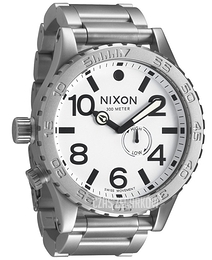 Nixon The 51-30 Tide Biały/Stal Ø51 mm A0571166-00