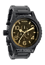 Nixon The 51-30 Chrono Brązowy/Stal Ø51 mm A0831354-00