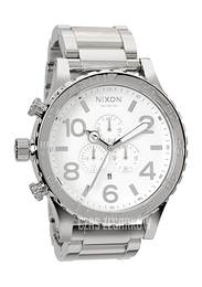 Nixon The 51-30 Chrono Biały/Stal Ø51 mm A083488-00