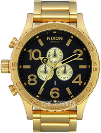 Nixon Czarny/Stal w odcieniu złota Ø51 mm A083510-00